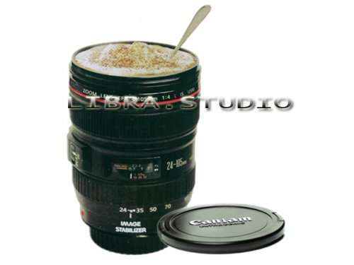 (CN) Kamera Objektiv Tasse (bzw Stiftständer) "Canon EF 24-105mm f/4L USM" für 3,90€ @ Ebay