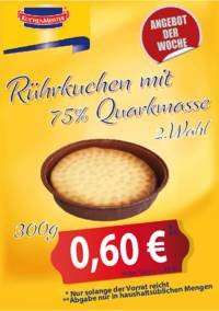 Rührkuchen 300g - für 0,60 Euro und noch mehr Gebäck [Lokal: Kuchenmeister - Werksverkauf Soest]