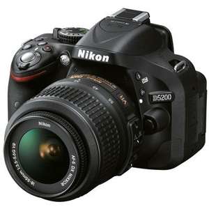Nikon D5200 SLR-Digitalkamera Kit inkl. AF-S DX 18-55 mm VR Objektiv [Versandkostenfrei]