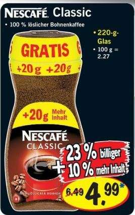 Nescafe Classic 220g Glas bei Netto und Lidl