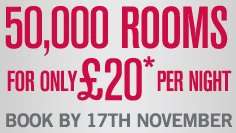 Hotel: Ramada Zimmer in UK für £20 (24,- €) pro Nacht (Dezember - Juni)