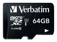 Verbatim  Micro SDXC Class 10 UHS-I Speicherkarte microSDXC  64GB
