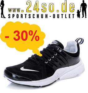 Nike Air Presto Laufschuh schwarz/weiß