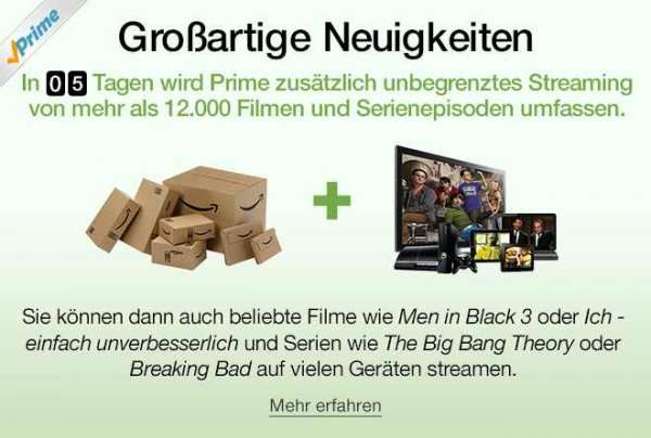 Amazon Prime Instant Video ab 26.02. in Deutschland
