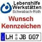 2 Stück Kfz Kennzeichen / 24h Service / Behindertenwerkstatt / 13,48 Euro