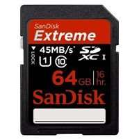 SD-Karte (SDXC) SanDisk Extreme 64GB für 34,70 + 5,95 Versand