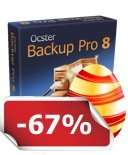 Ocster Backup Pro 8 (Windows) mit  67% Rabatt für 12,90 €