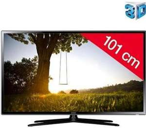 SAMSUNG LED-Fernseher 3D UE40F6100 - FullHD, 200Hz - inkl. 2 3D Active-Brillen