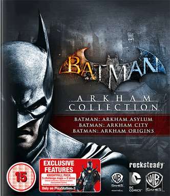 Batman Arkham Collection (Asylum, City, Origins) [PS3] für 29,12 € inkl. Vsk.