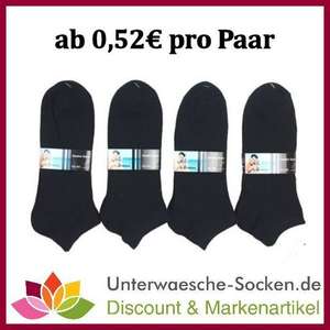 verschiedene Socken mit Gutscheincode -20% (ab 0,41€ pro Paar)