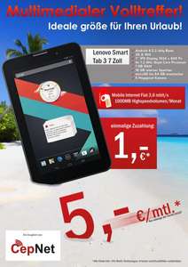 [UPDATE!] Vodafone Lenovo Smart Tab3 7 Zoll mit Vodafone Datenkarte 1,5GB Highspeed-Volumen