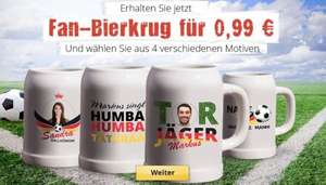 Deutschland-Bierkrug mit eigenem Namen für nur 5,94 statt 16,94 bei MyPrinting.de (1,50 € Cashback bei Questler möglich!)