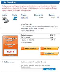 14% Rabatt auf alles (Autoteile + Zubehör wie Sonax) auf www.lott.de