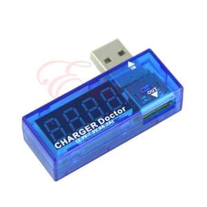 Charger Doctor, USB Ladestrom Anzeige 0-3 A, $1,80 oder 1,35€