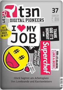 t3n Digital Pioneers Magazin: Ausgabe 37 (09/2014 – 11/2014) + 19 weitere Ausgaben online Probelesen