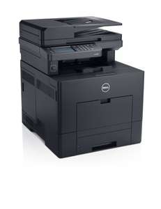 Dell C3765dnf Farblaser-Multifunktionsdrucker mit großem 4,3-Zoll-Farb-LCD-Touchscreen (A4, 4-in-1, Drucker, Kopierer, Scanner, Fax, Netzwerk, Duplex, ADF)