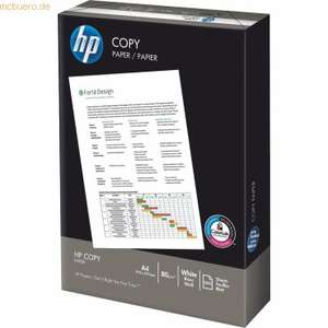 HP Kopierpapier A4 80g/qm (4x 500 Blatt) für 5,91€ @McBuero.de