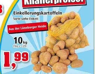 [lokal] 10 Kg Kartoffeln bei Thomas Philipps für 1,99€