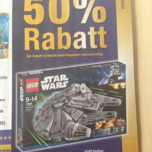 Metro - 50% Rabatt auf Lego Star Wars Millennium Falcon für 75€ ab dem 18.09