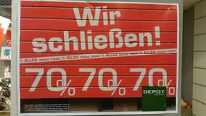 [Lokal Hannover] 70% auf fast alles bei DEPOT 