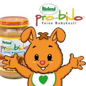 Bioland Babygläschen von pro-biJo für nur 0,39€ (kostenloser Versand)