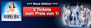 2 für 1-Aktion für MAMMA MIA! Musical in Stuttgart  bis 29.09. 42€-105€ je nach Kat.