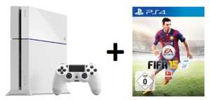 Playstation 4 weiß + Fifa 15 PS4 399€ @ Mediamarkt