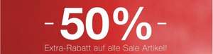 50% Rabatt auf Reduziertes bei SinnLeffers, bspw. JEANS NAVY ATTACC STRAIGHT von G-STAR für 39,95€ inkl. VSK