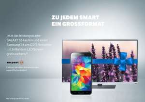 [EXPERT] Samsung GALAXY S5 kaufen und einen Samsung 54 cm (22") Fernseher gratis dazu