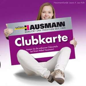 Möbel Hausmann Clubkarte mit Freebies (Lokal in Bergheim, Laatzen, Gremberghoven)