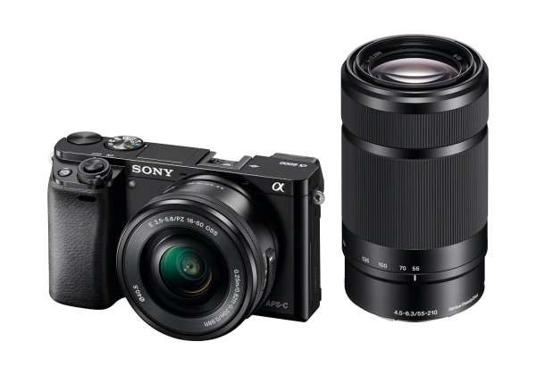 Sony Alpha 6000 Kit 16-50 mm + 55-210 mm (ILCE-6000Y) für 728,39€ @Amazon.fr