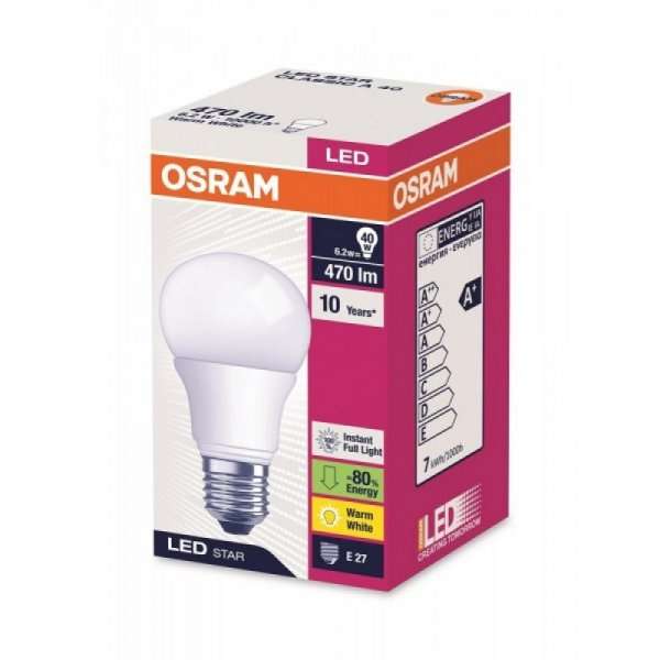 Osram LED Star Classic A40 bei Grünspar für 1,99 Euro + 4,90 Versand