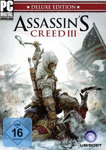 Assassin's Creed 3 Digital Deluxe Edition (PC-Download) für 14,95€