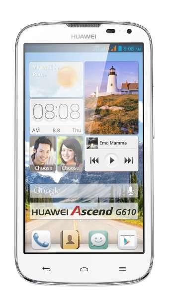 Huawei Ascend G610 Du­al-SIM Smart­pho­ne 12.7 cm (5 Zoll) 1.2 GHz Quad Core 4 GB schwarz o. weiß inkl.Vsk für 102,26 € > [amazon.it] > Black Friday Deals