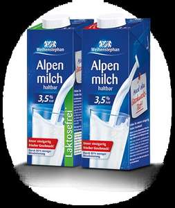[lokal AEZ (Westlich von München)] Weihenstephan H-Milch 1,5 und 3,5% nur 0,69€ / Liter