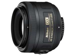 Amazon: Nikon AF-S DX Nikkor 35mm 1:1,8G Objektiv (52mm Filtergewinde)