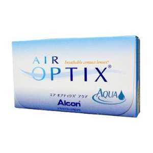  2 x 6er Air Optix Aqua Monats Kontaktlinsen + Gurkenaugenpads + Pinzette mit Behälter für 34,73