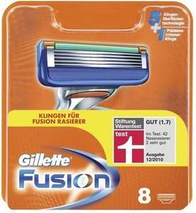 Gillette Fusion Rasierklingen 8er bei getgoods 27% unter idealo - ideal für Mehrfachbesteller
