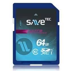 SaveTec 64GB SDXC für 19€ – günstige Class 10 SDXC-Speicherkarte mit bis zu 60MB/s Übertragungsrate