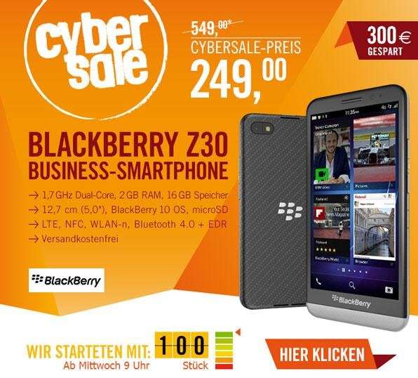 CYBER SALE --> Blackberry Z 30 