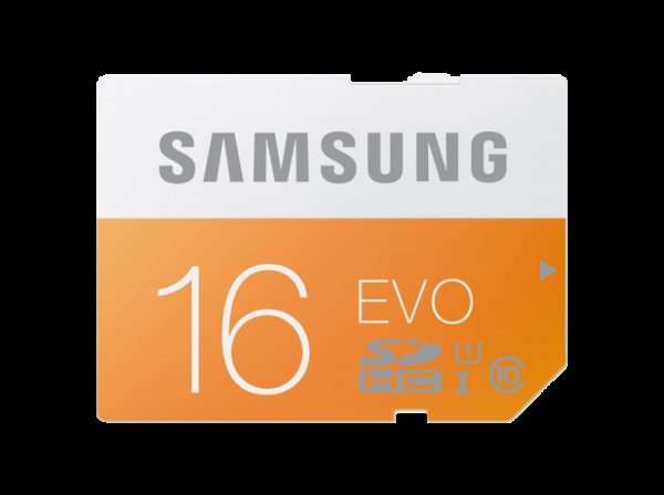 SAMSUNG 16GB SDHC Class 10 EVO MB-SP16D, 50% unter Geizhals