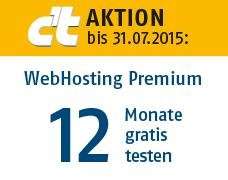 WebHosting Premium (100GB, MySQL, PHP) bei Host Europe - 12 Monate kostenlos & selbstkündigend