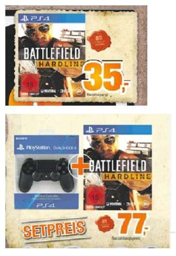 [Expert-Bening Gruppe] Battlefield Hardline PS4 für 35,-€ oder Battlefield Hardline PS4 + PS4 Controller für 77,-€
