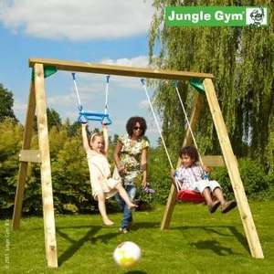 Jungle Gym Swing Schaukel Holz Spielzeug Kinder, 178,- EUR @ steinershopping