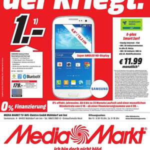 [Lokal] (MediaMarkt Mühldorf) Galaxy S3 Neo für 317,67 mit vertrag