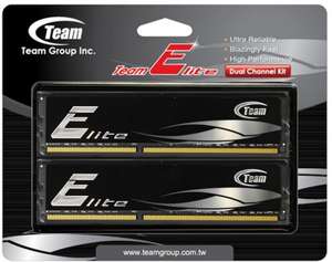 8GB KIT - TeamGroup Elite Black - PC3-12800 DDR3-1600 - CL11 @ HOH.de