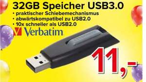 32GB USB- Stick V3 USB DRIVE (Verbatim) Lokal Münster bei Omega Electronic (Salzstraße 35)