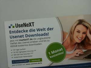 UseNeXT 1 Monat gratis (50GB)