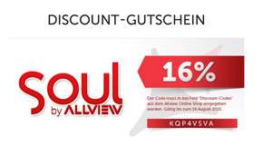 Allview 16% Rabatt auf alle Gerät der "Soul" Serie