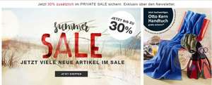 OTTO KERN Private Sale 30% + Gratis Handtuch ab 100€